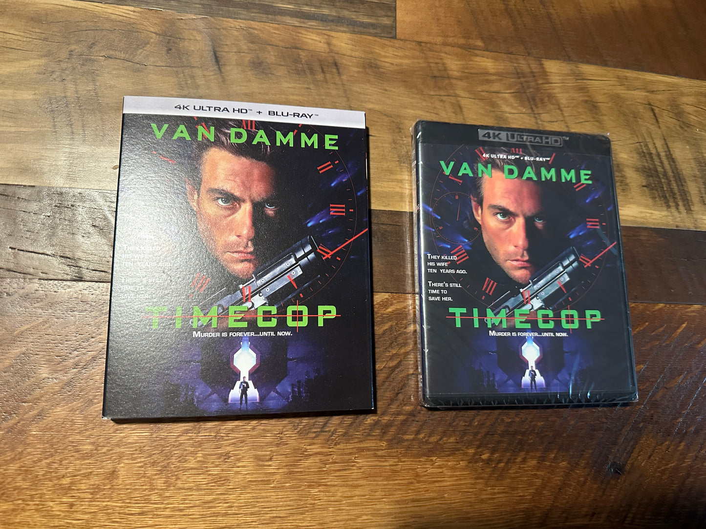 Timecop (4K Ultra HD/Blu ray, Kino Lorber, Slipcover, Van Damme, NEW)