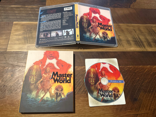 Master of the World Blu ray-Vinegar Syndrome-80's Classic-Slipcover