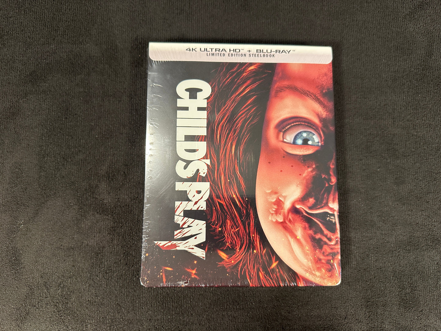 Child’s Play (4K Ultra HD, Scream Factory, Steelbook, 80’s Horror, NEW)