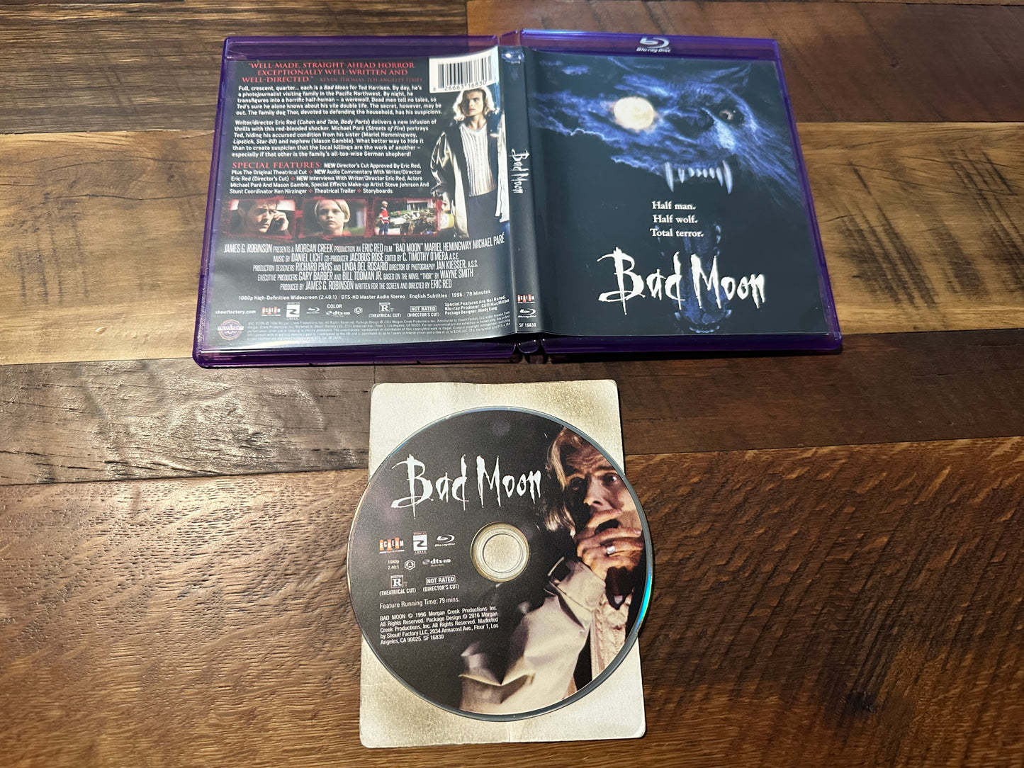 Bad Moon (Blu ray, Scream Factory, 90's Horror Classic, Widescreen)