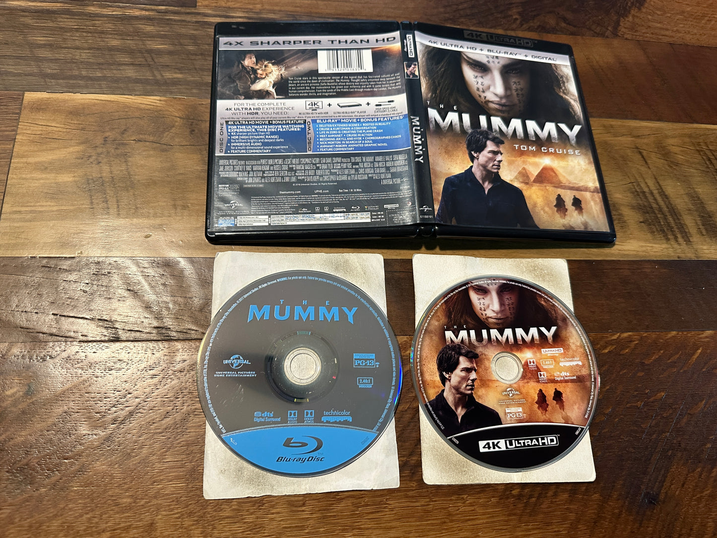 The Mummy 2017 (4K Ultra HD/Blu ray, Tom Cruise, Universal, No Digital)