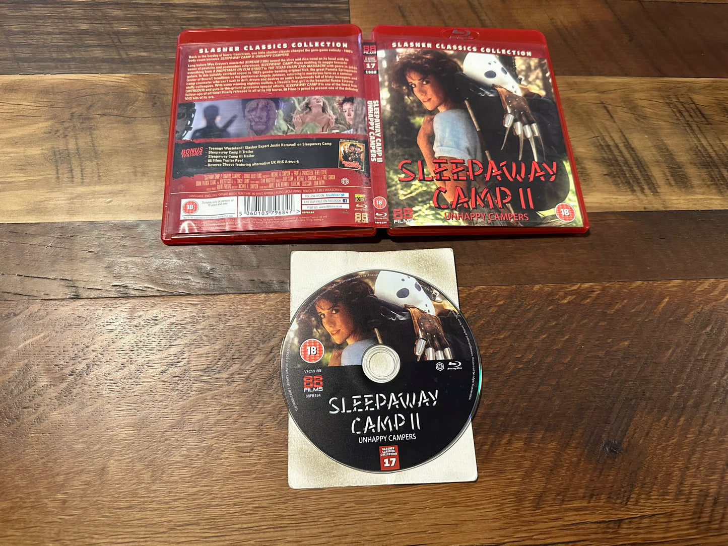 Sleepaway Camp II Blu ray-88 Films-Region B-Slasher Collection