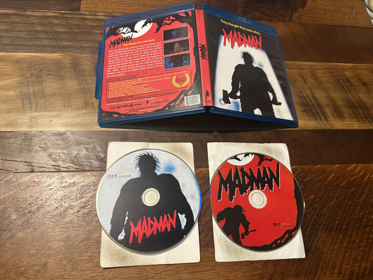 Madman Blu ray/DVD-Vinegar Syndrome-80’s Horror-2 Disc-Widescreen