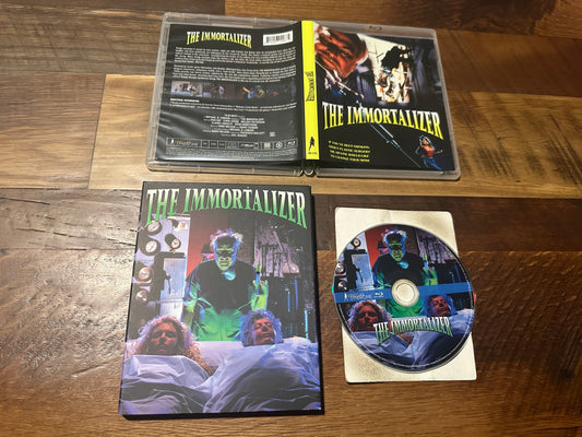 The Immortalizer Blu ray Vinegar Syndrome*80's Horror Classic*OOP Slipcover*