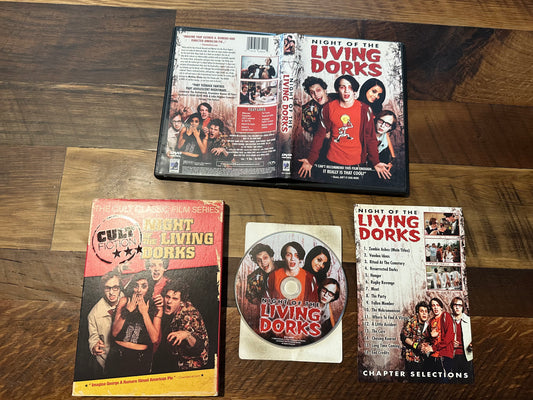 Night of the Living Dorks DVD-Anchor Bay-Rare Slipcover-Cult Classic