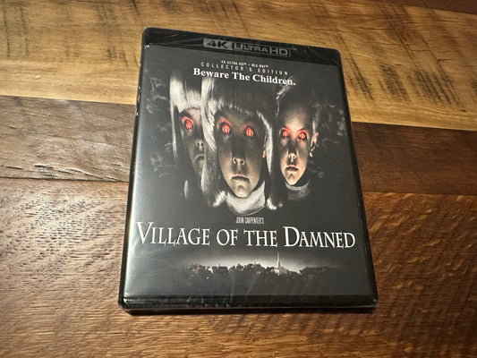 Village of the Damned 4K Ultra HD/Blu ray-Scream Factory-Collector’s Ed-NEW