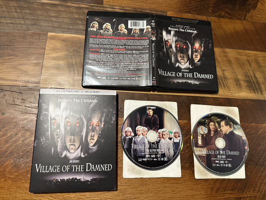 Village Of The Damned 4K Ultra HD/Blu ray-Scream Factory-Slipcover-