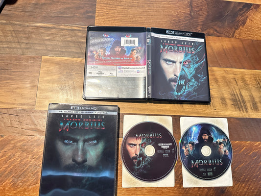 Morbius 4K Ultra HD/Blu ray-Sony Pictures-Lenticular Slipcover-No Digital