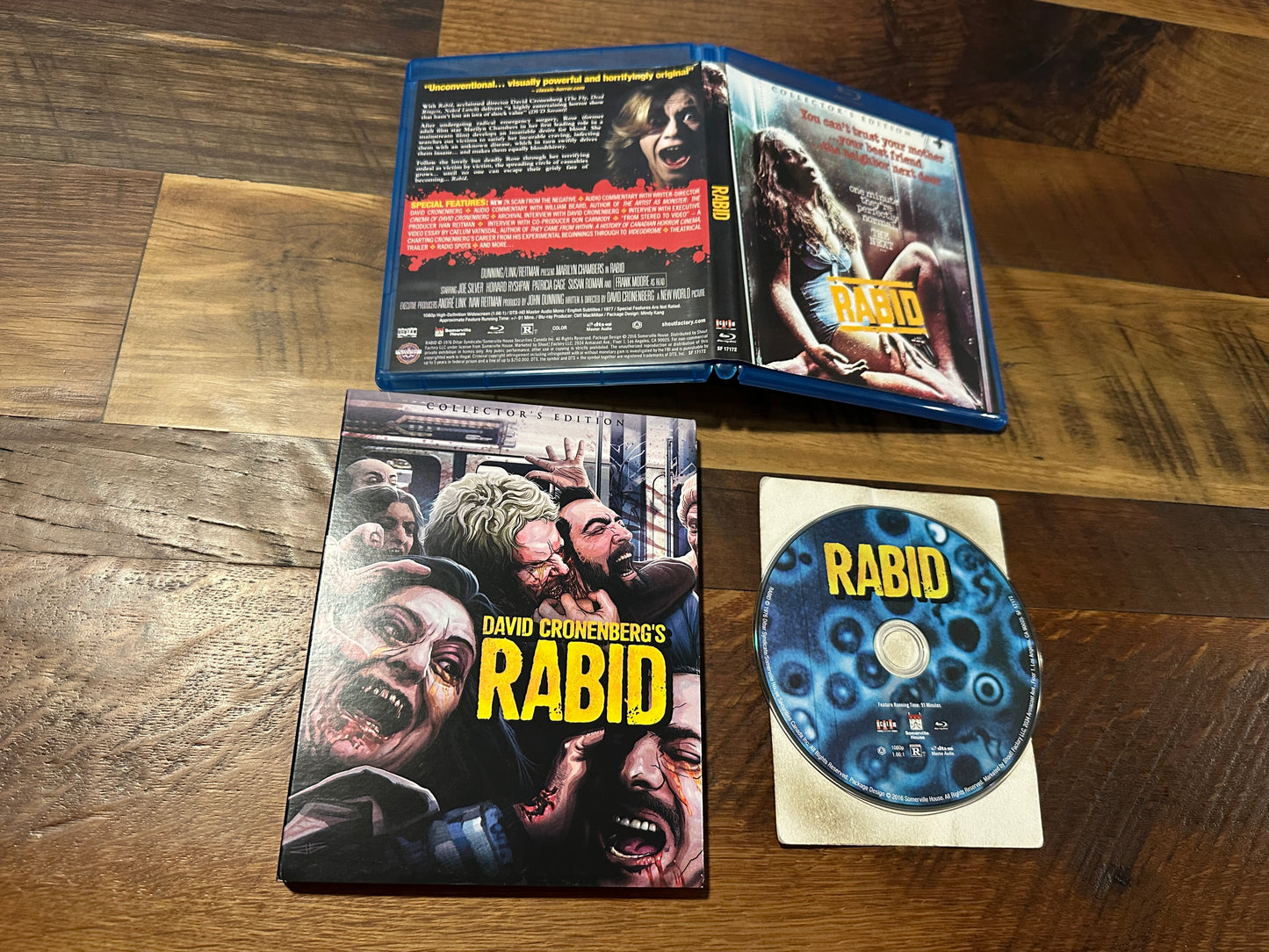 Rabid (Blu ray, Scream Factory, Collector’s Ed, Slipcover, David Cronenberg)
