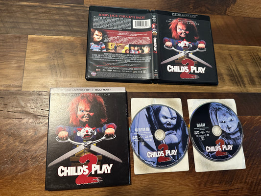 Child’s Play 2 4K Ultra HD/Blu ray-Scream Factory-Slipcover-Collector’s Ed-
