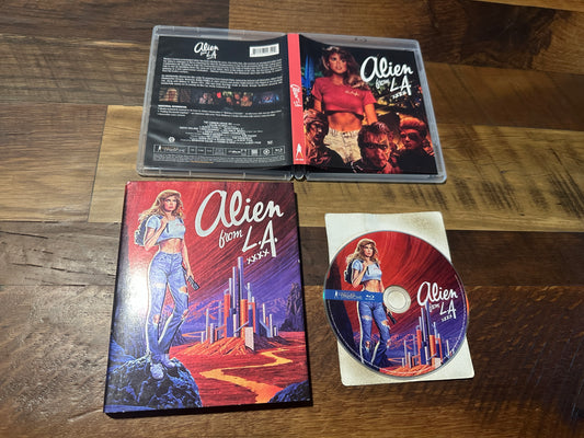 Alien From L.A. Blu ray-Vinegar Syndrome-Slipcover-80’s Classic-
