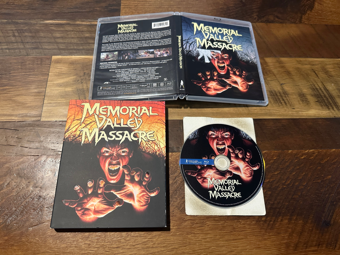 Memorial Valley Massacre (Blu ray, Vinegar Syndrome, Slipcover)
