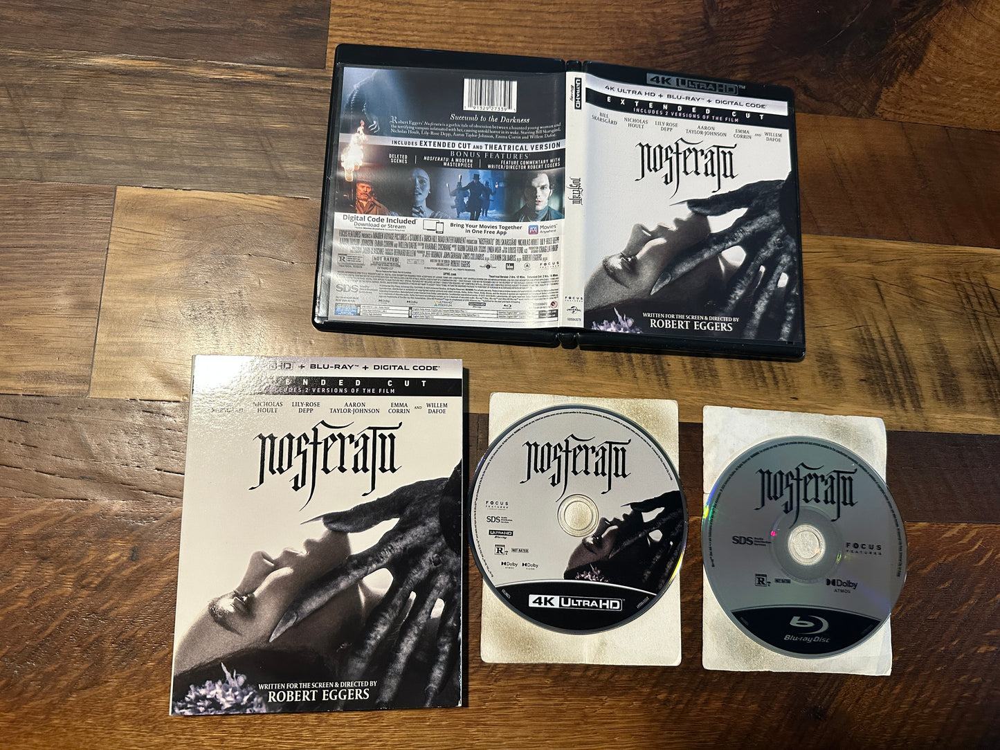 Nosferatu (4K Ultra HD/Blu ray, Extended Cut, Universal, Slip, No Digital)