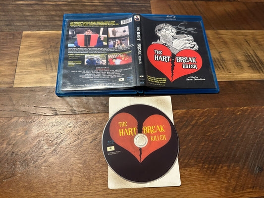 The Hart-Break Killer Blu ray-Signed-Gator Blade Films-Obscure Horror