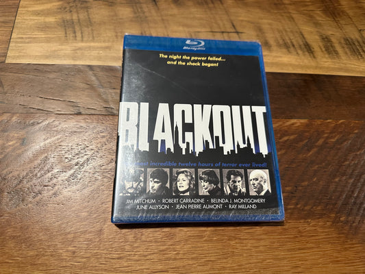 Blackout Blu ray-Code Red-Classic Horror-Widescreen-NEW-