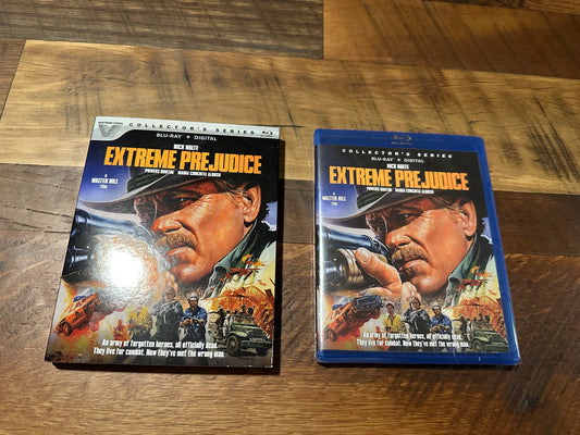 Extreme Prejudice Blu ray-Vestron Video-Slipcover-Collector’s Series-NEW