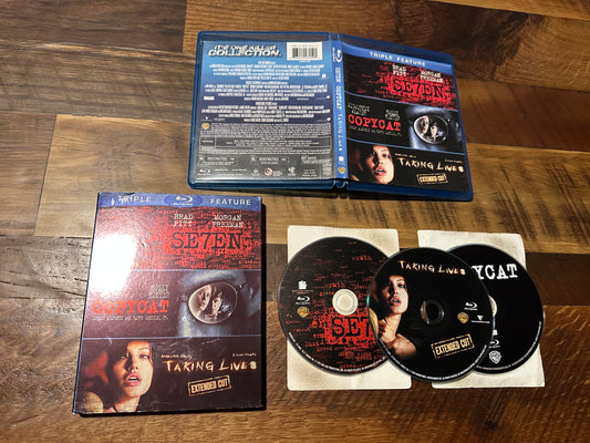 Seven & Copycat & Taking Lives (Blu rays, Triple Feature, Rare Slipcover)