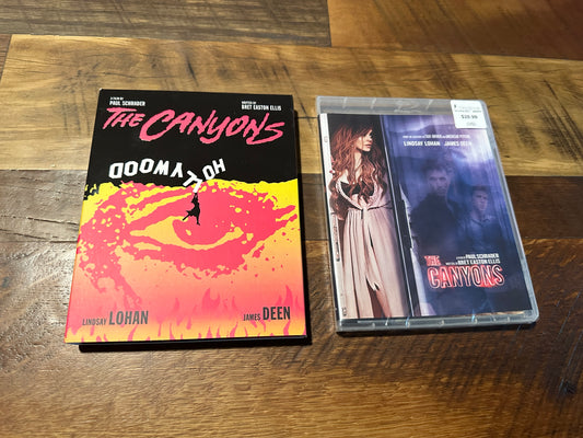 The Canyons (Blu ray, Vinegar Syndrome Partner Label, Slipcover, NEW)