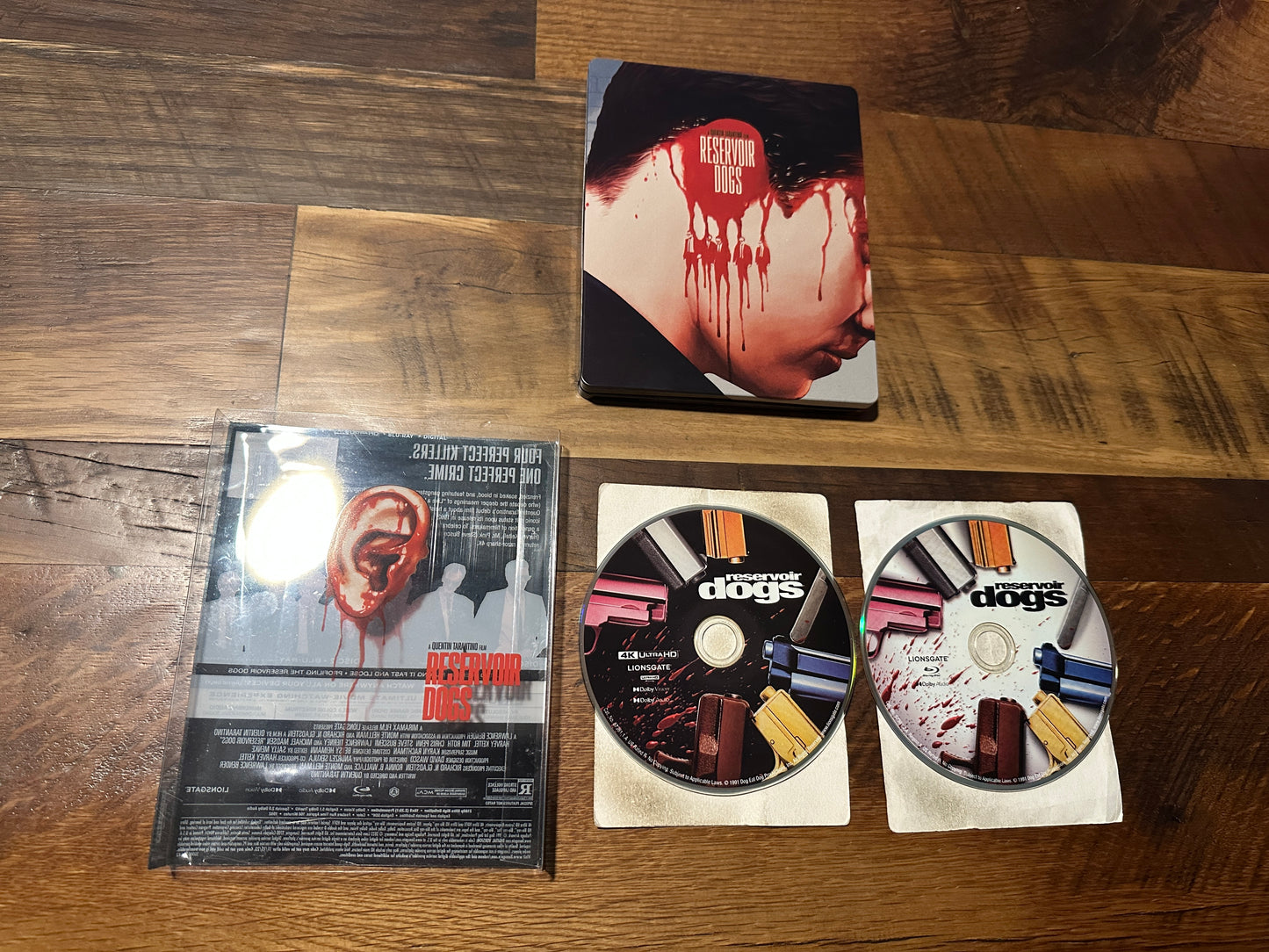 Reservoir Dogs (4K Ultra HD/Blu ray, Lionsgate, Steelbook, Slipcover)