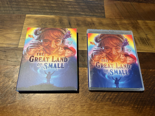 The Great Land Of Small Blu ray-Vinegar Syndrome Partner Label-Slipcover-NEW