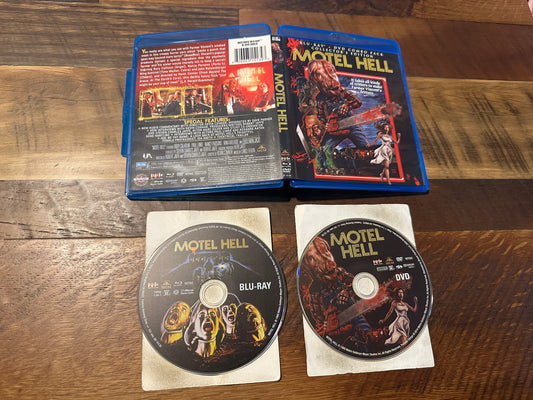 Motel Hell Blu ray/DVD-Scream Factory-80’s Horror-Collector’s Ed-
