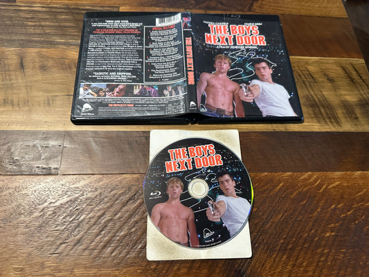 The Boys Next Door (Blu ray, Severin Films, 80’s Charlie Sheen Classic)