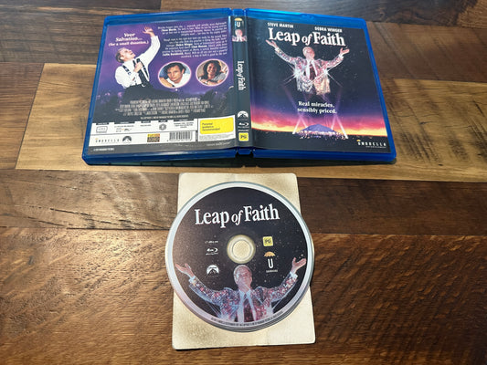 Leap Of Faith Blu ray-Umbrella Entertainment -Region B-Steve Martin Classic