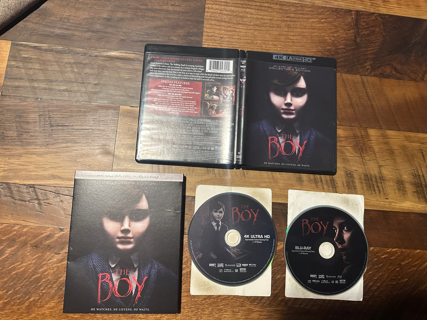 The Boy 4K Ultra HD/Blu ray-Scream Factory-Slipcover-2 Disc-