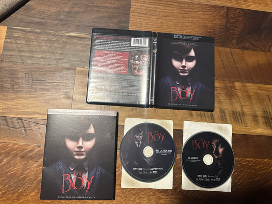 The Boy 4K Ultra HD/Blu ray-Scream Factory-Slipcover-2 Disc-