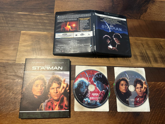 Starman 4K Ultra HD-Sony Pictures-Slipcover-Jeff Bridges 80’s Classic
