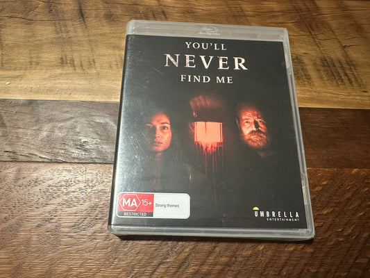 You”ll Never Find Me Blu ray, Umbrella Entertainment, Region B, NEW)