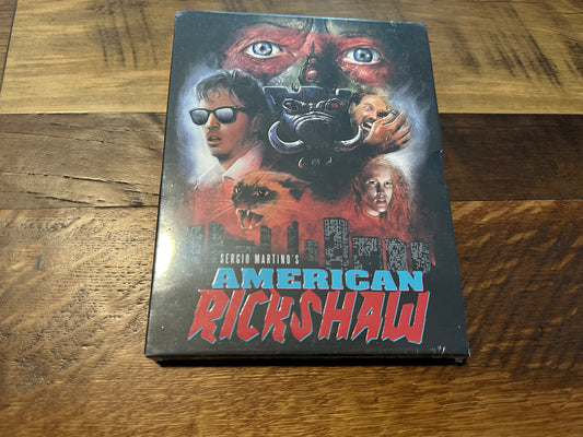 American Rickshaw Blu ray-Cauldron-Slipcover-Sergio Martino Classic-NEW-