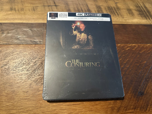 The Conjuring (4K Ultra HD/Blu ray, Steelbook, Limited Edition, NEW)