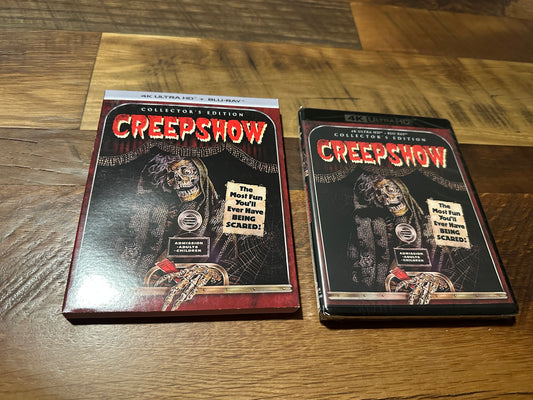 Creepshow (4K Ultra HD/Blu ray, Scream Factory, Slipcover, NEW/Sealed)