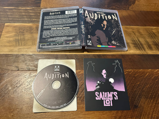 Audition Blu ray, Arrow Video, US Release, Special Edition, Takashi Miike)