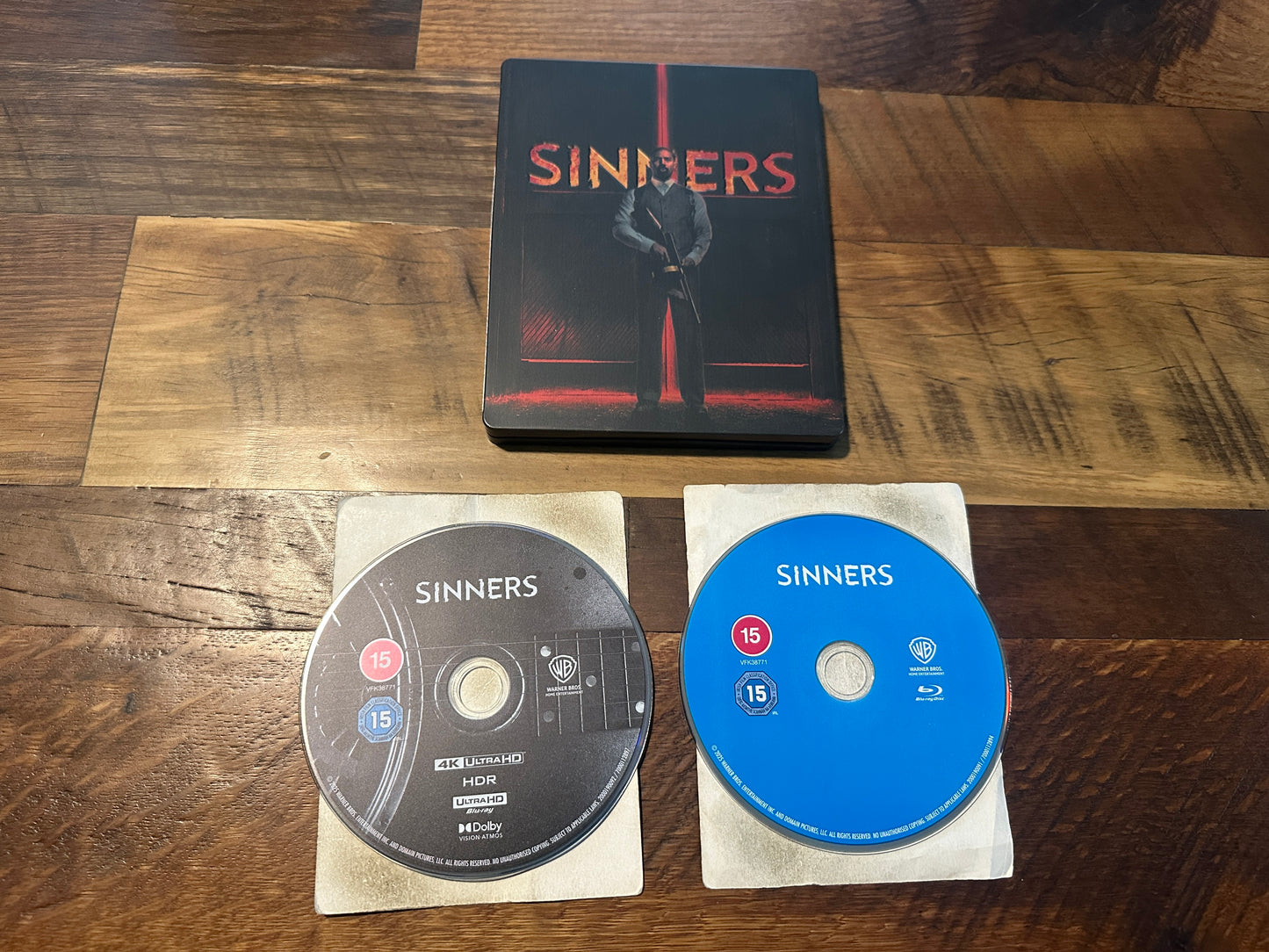 Sinners (4K Ultra HD/Blu ray, Import Steelbook, Limited Ed, 2 Disc, No Digital)