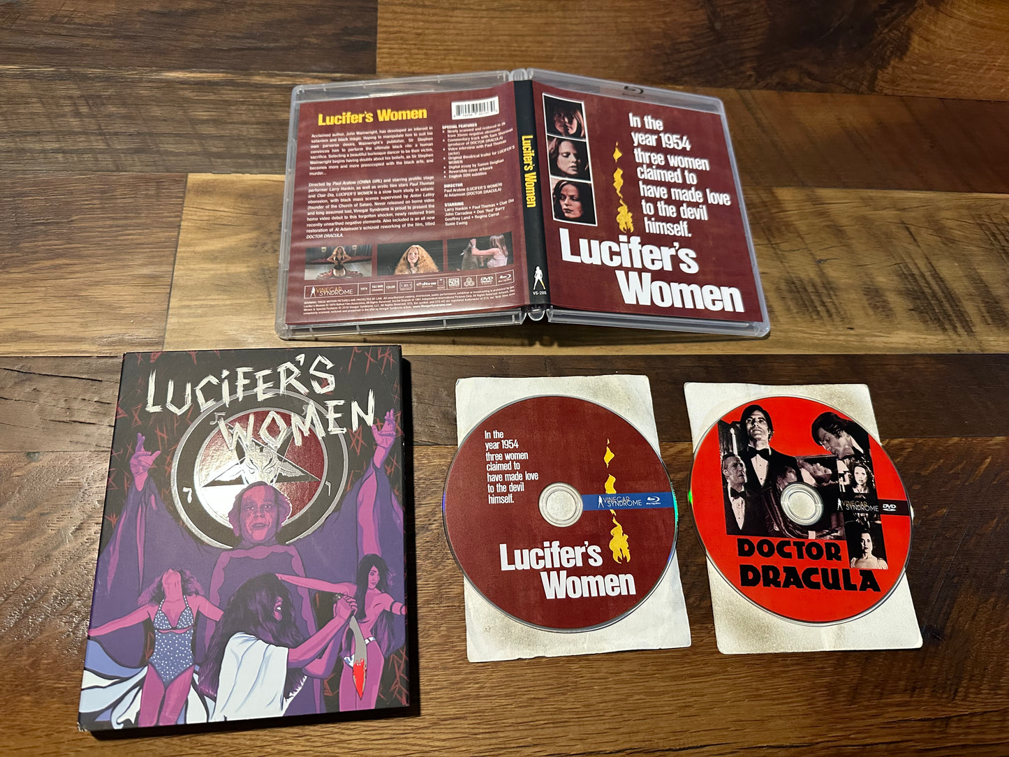 Lucifer’s Women Blu ray-Vinegar Syndrome-Slipcover-70’s Classic-