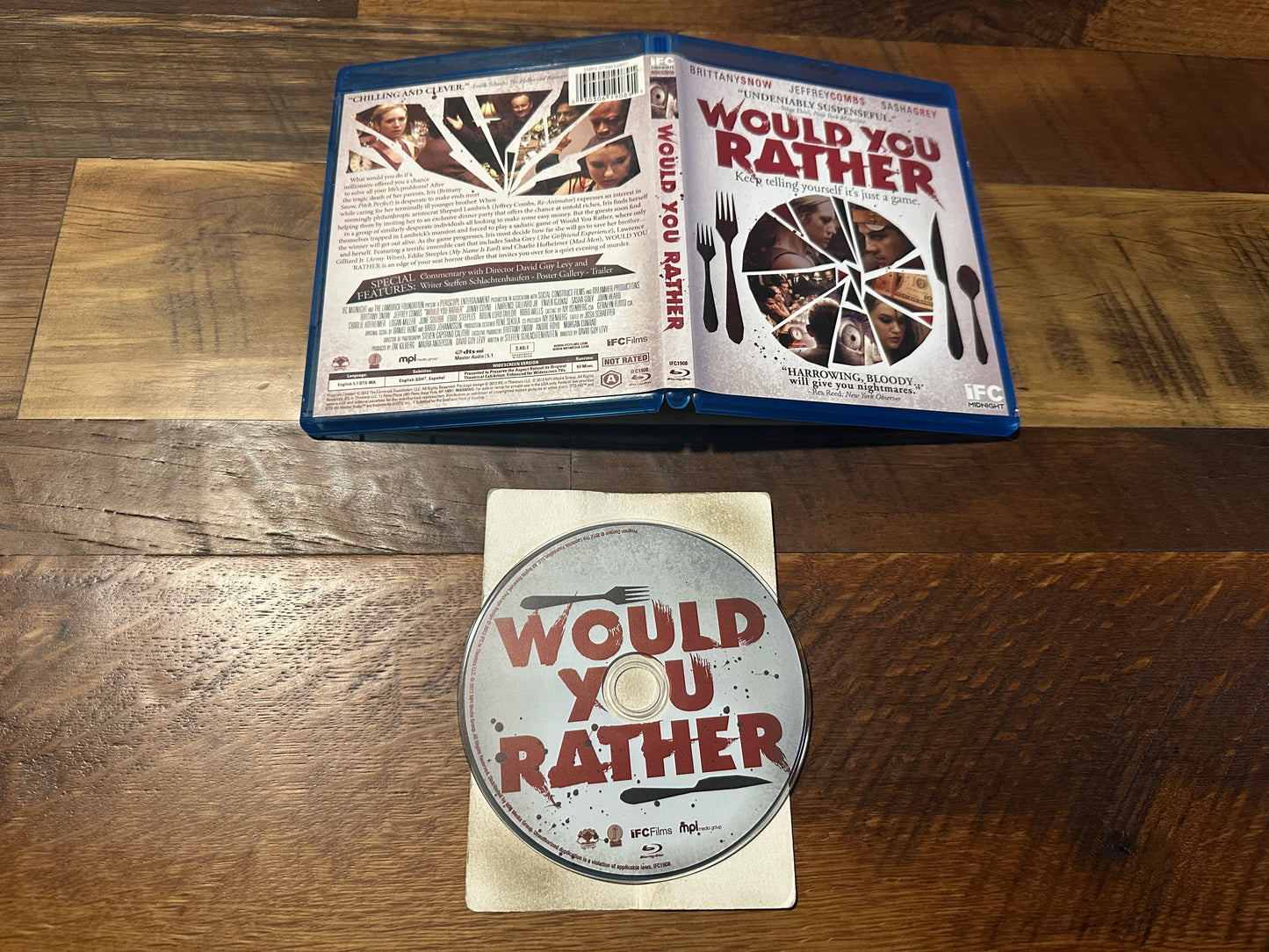 Would You Rather (Blu ray, IFC Films, 2012 Horror Classic, Widescreen)