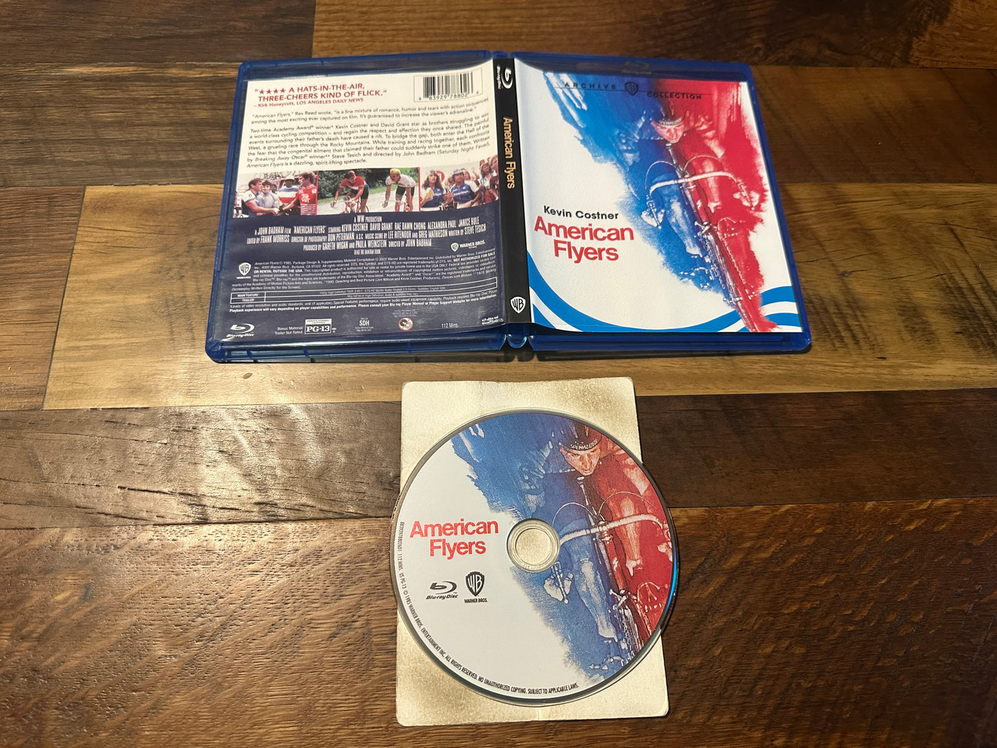 American Flyers (Blu ray, WB Archive Collection, Kevin Costner Classic)