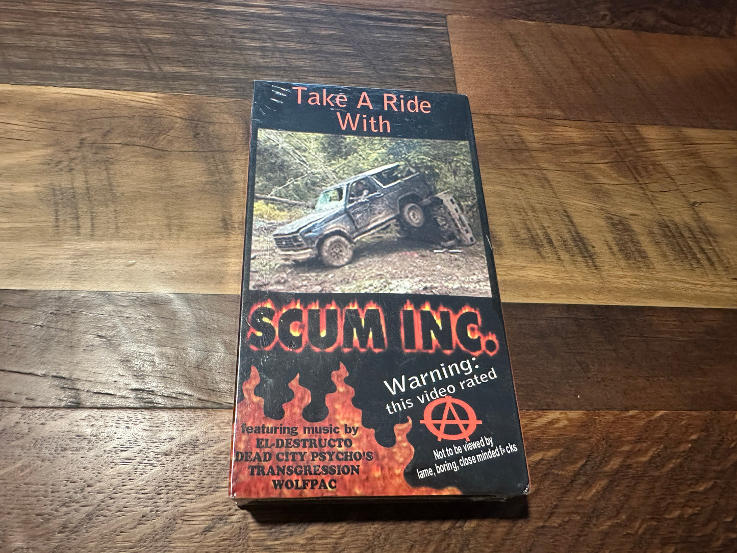 Take A Ride With Scum INC. VHS-Classic-NEW/Sealed