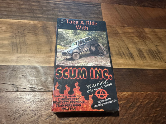 Take A Ride With Scum INC. VHS-Classic-NEW/Sealed