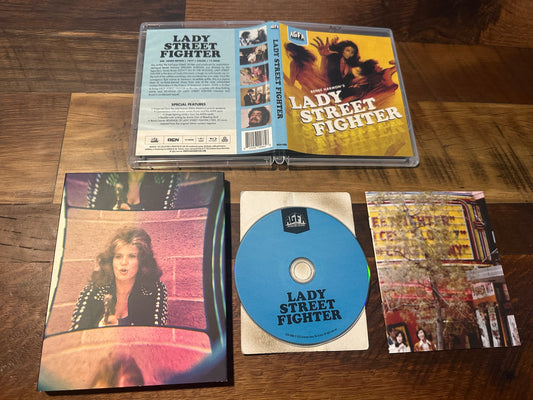 Lady Street Fighter Blu ray-Vinegar Syndrome Partner Label-Slipcover