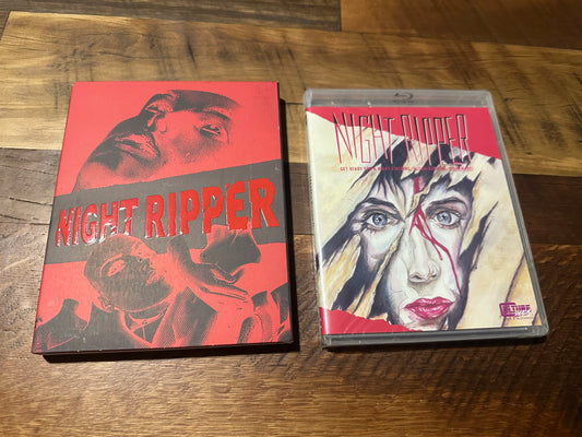 Night Ripper (Blu ray, Culture Shock, 80's Classic,Slipcover, NEW)