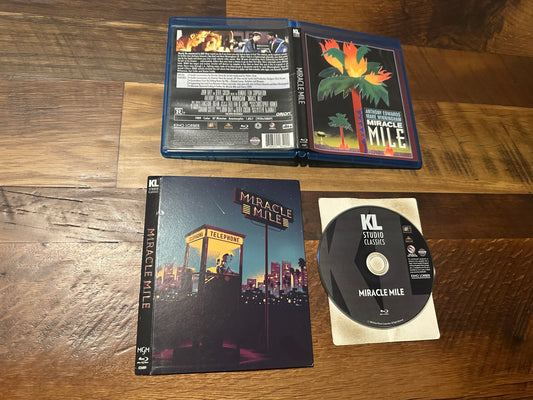 Miracle Mile Blu ray-Kino Lorber-80’s Horror-Widescreen-Slipcover