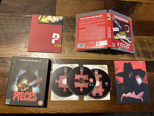Pieces (Blu-Ray, Arrow Video, Region B PAL, Limited Ed, Poster, Booklet)