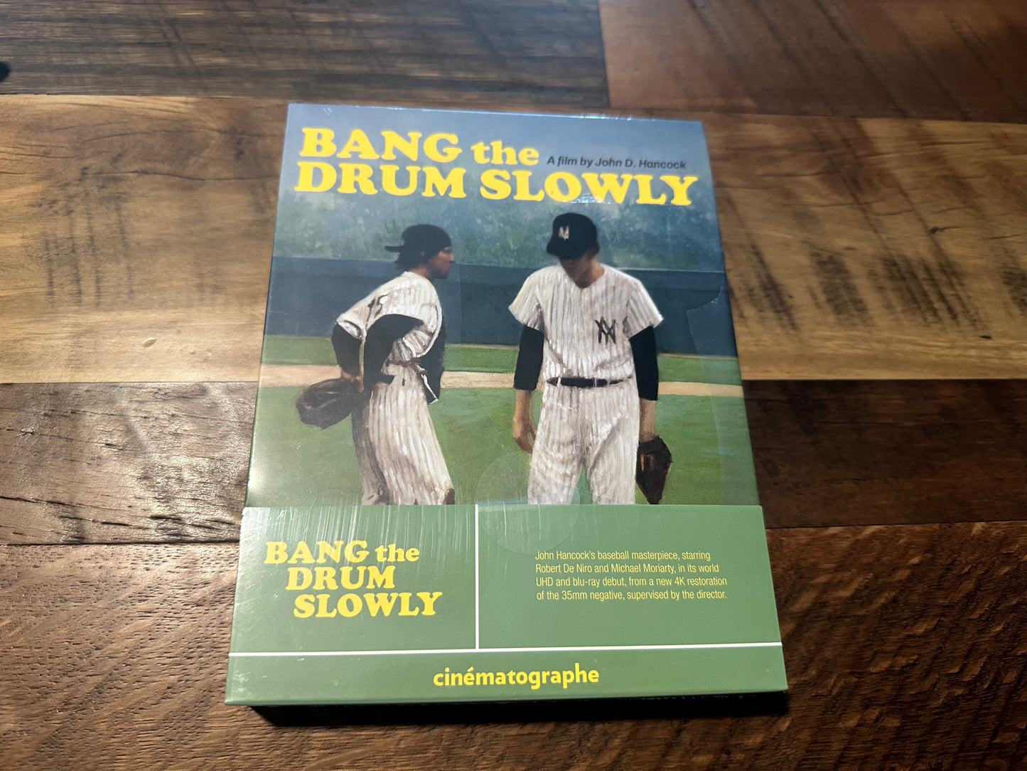 Bang The Drum Slowly 4K Ultra HD-Cinématographe-Vinegar Syndrome-Slip-NEW