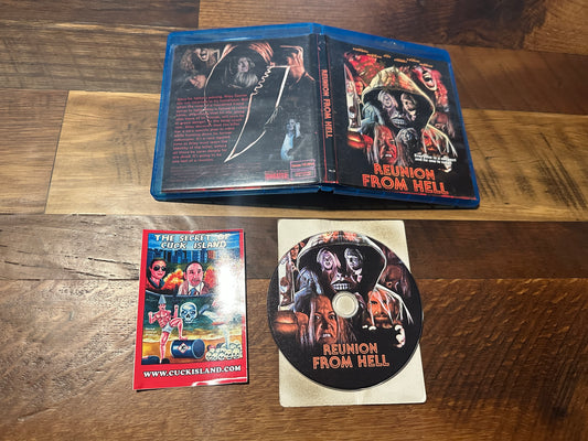Reunion From Hell Blu ray-Obscure Horror-Signed-Modern Slasher