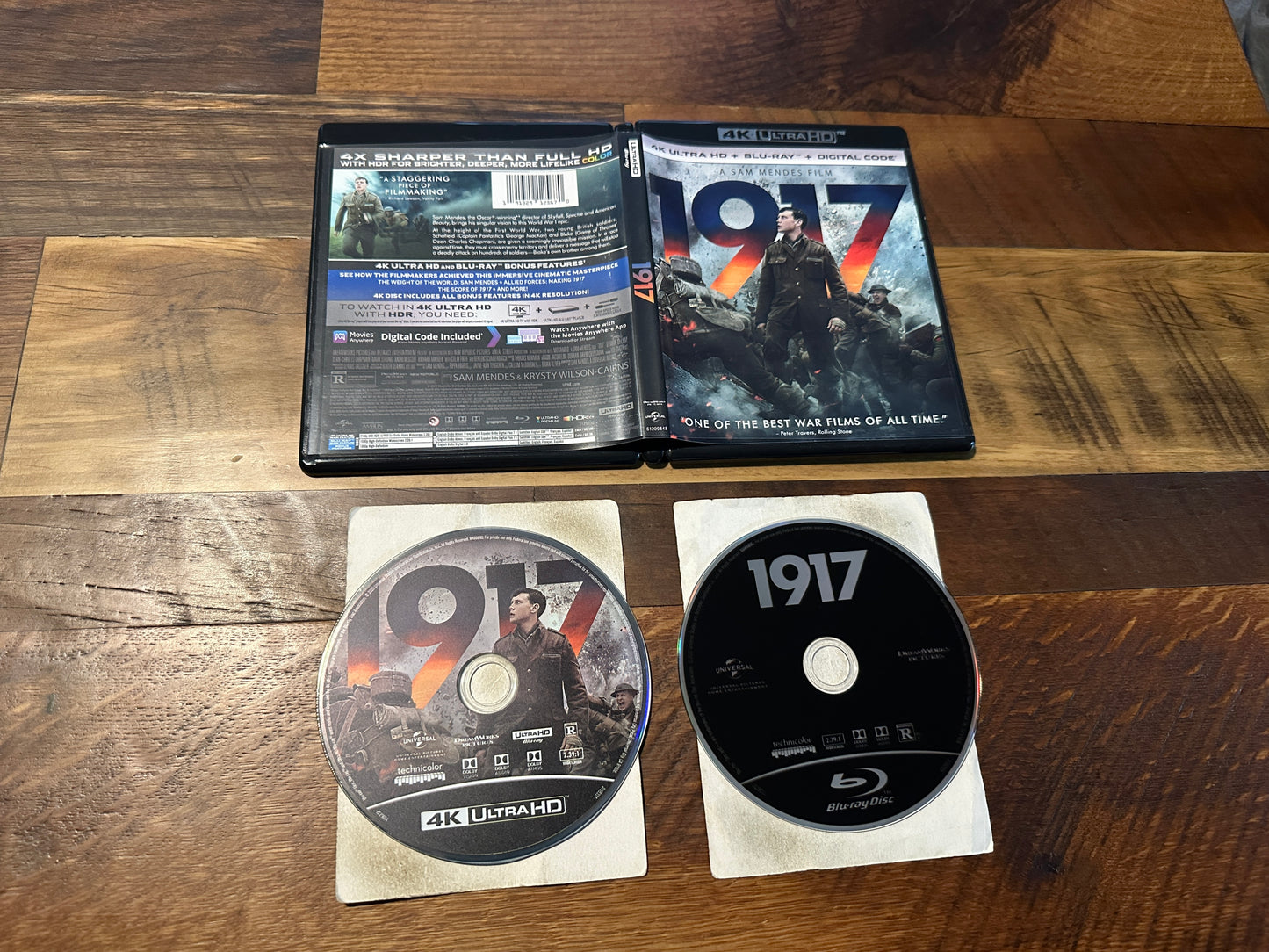 1917 4K Ultra HD/Blu ray-Universal-2 Disc-No Digital