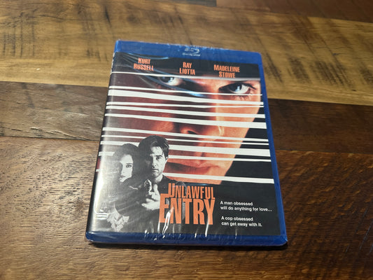 Unlawful Entry Blu ray-Scream Factory-Website Exclusive-NEW/Sealed