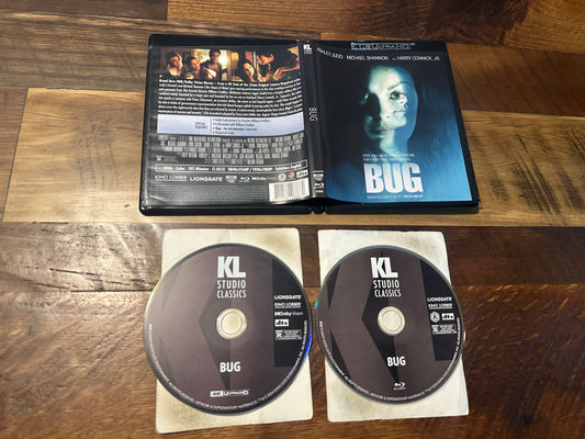 Bug 4K Ultra HD/Blu ray-Kino Lorber-2006 Horror-Ashley Judd-